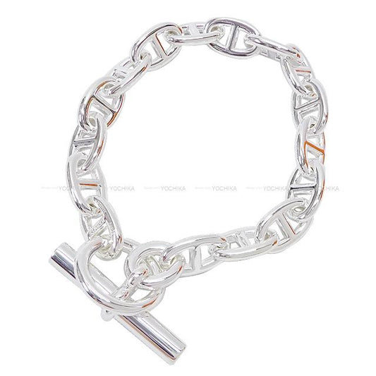 HERMES bracelet Chaine D'ancre MM Silver925[EXCELLENT][Authentic]