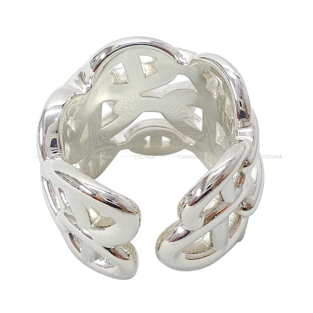 HERMES ring Chaine D'ancre Enchainee GM Silver Silver925 (SV925 Ag925) #52[EXCELLENT][Authentic]