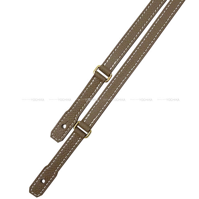 HERMES long wallet Constance Long wallet To Go Etoupe Veau Epsom Gold HW Stamp K[BRAND NEW][Authentic]