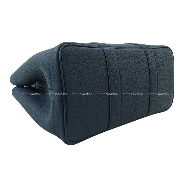 HERMES tote bag Garden Party 30 TPM Bleu de Prusse Veau Negonda Silver HW Stamp W[BRAND NEW][Authentic]