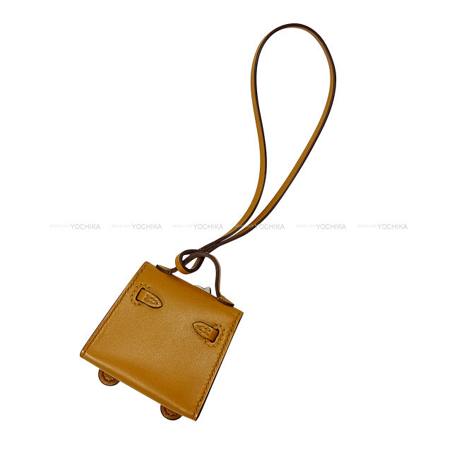 2021SS HERMES bag charm Bijoux de SAC Kelly doll Naturel-Sable/Orange/Nata/Brique(36) Veau Tadelakt Gold HW Stamp U[EXCELLENT][Authentic]