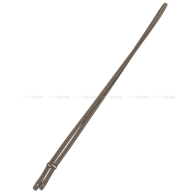 HERMES long wallet Constance Long To Go wallet Etoupe Ever Grain Silver HW Stamp W[BRAND NEW][Authentic]