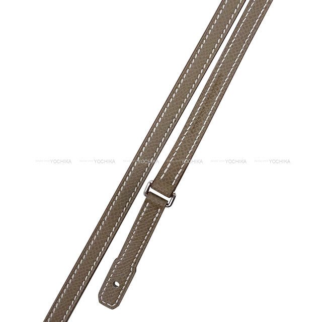 HERMES long wallet Constance Long To Go wallet Etoupe Ever Grain Silver HW Stamp W[BRAND NEW][Authentic]