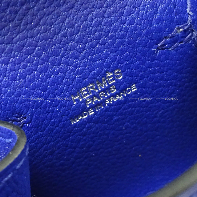 HERMES bagcharm Bag Charm Bijoux de SAC Kelly doll Bleu Electrique/Feu Orange/Vert Verone/Jaune de Naples Veau Tadelakt Gold HW Stamp U[EXCELLENT][Authentic]