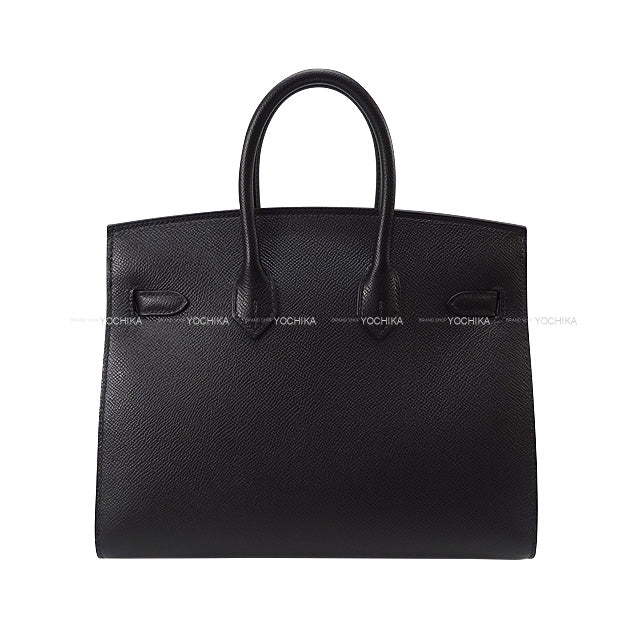 HERMES Handbag Birkin25 Sellier Noir (Black) Veau Epsom Gold HW Stamp W[BRAND NEW][Authentic]