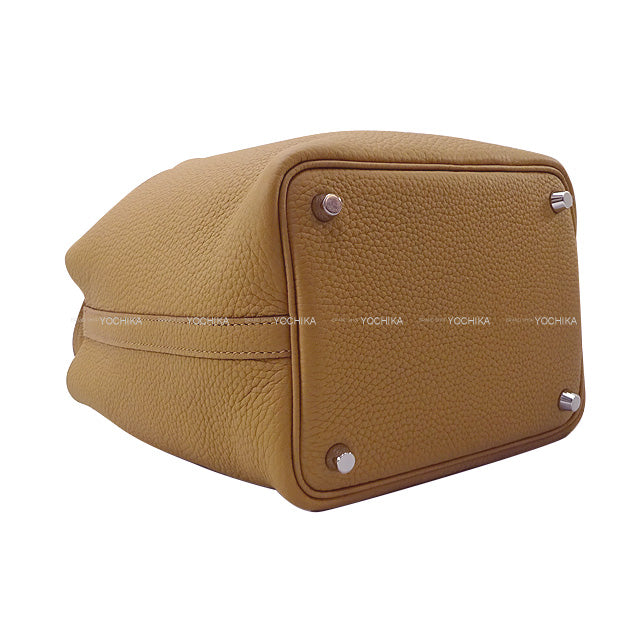 HERMES Handbag Picotin Lock 18 PM Biscuit Taurillon Clemence Silver HW Stamp K[BRAND NEW][Authentic]