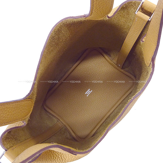 HERMES Handbag Picotin Lock 18 PM Biscuit Taurillon Clemence Silver HW Stamp K[BRAND NEW][Authentic]