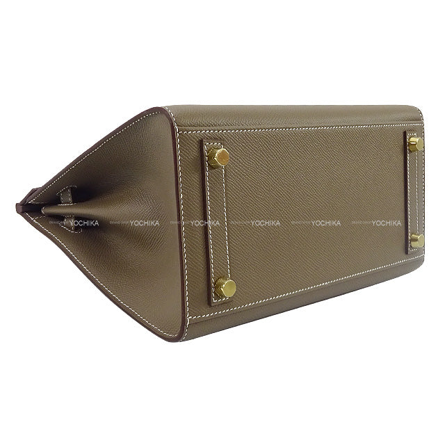 HERMES Handbag Birkin25 Sellier Etoupe Veau Epsom Gold HW Stamp K[BRAND NEW][Authentic]