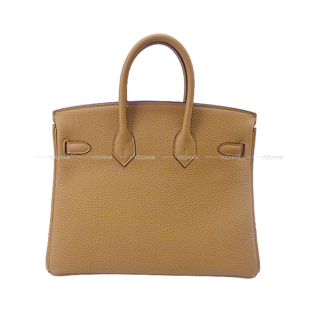 HERMES Handbag Birkin25 Biscuit Veau Togo Gold HW Stamp K[BRAND NEW][Authentic]