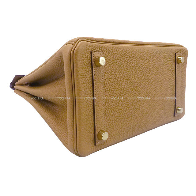 HERMES Handbag Birkin25 Biscuit Veau Togo Gold HW Stamp K[BRAND NEW][Authentic]