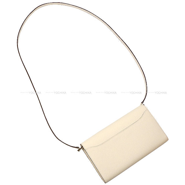 HERMES long wallet Constance Long wallet To Go Nata Veau Epsom Silver HW Stamp W[EXCELLENT][Authentic]