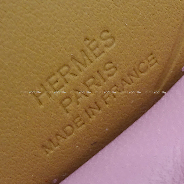 HERMES bag charm Rodeo Pegasus PM Mauve sylvestre/Chai/Craie Agneau Milo Stamp B[EXCELLENT][Authentic]