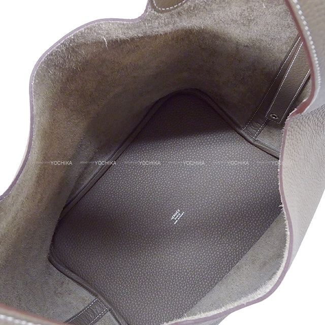 HERMES Handbag Picotin Lock 26 GM Etoupe Epsom Souple Silver HW Stamp W[BRAND NEW][Authentic]