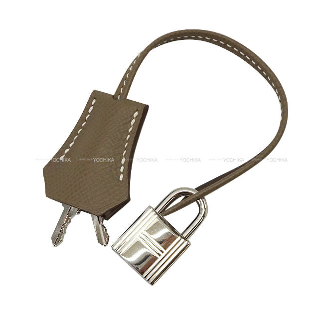 HERMES Shoulder bag Bolide1923 25 Etoupe Veau Epsom Silver HW Stamp W[EXCELLENT][Authentic]