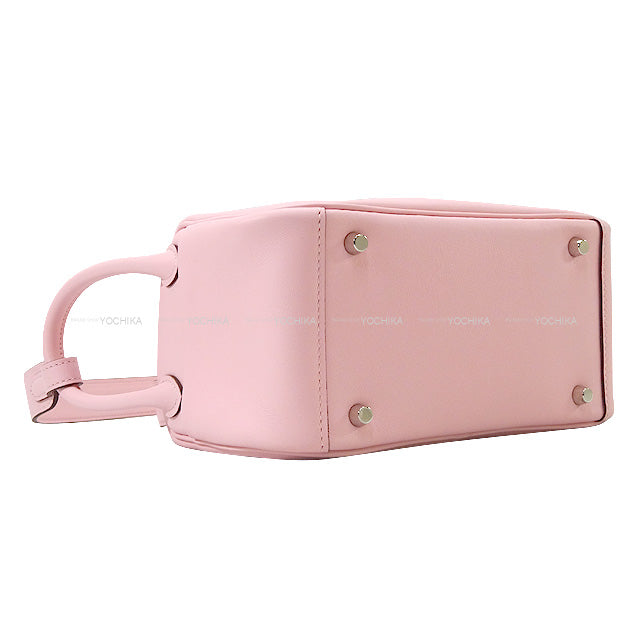 HERMES Shoulder bag Lindy mini 20 Rose Sakura Veau Swift Silver HW Stamp K[BRAND NEW][Authentic]