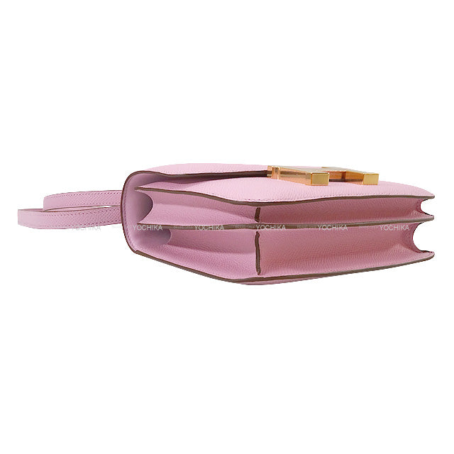 HERMES Shoulder bag Constance 3 18 Mauve sylvestre Ever Grain Rose Gold HW Stamp U[BRAND NEW][Authentic]