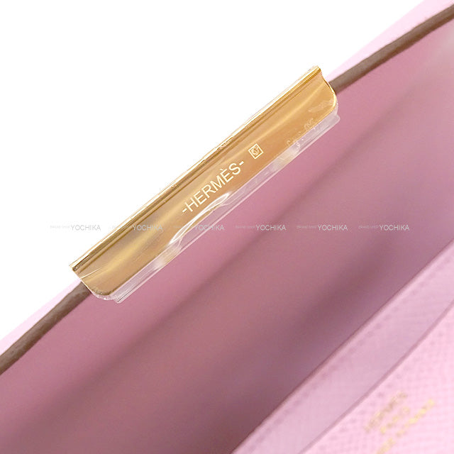 HERMES Shoulder bag Constance 3 18 Mauve sylvestre Ever Grain Rose Gold HW Stamp U[BRAND NEW][Authentic]
