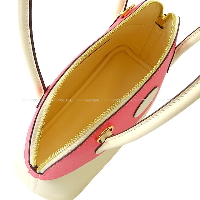 HERMES Shoulder bag Bolide27 Personal Order Nata/Rose Azalee Ever Grain Gold HW Stamp U[BRAND NEW][Authentic]