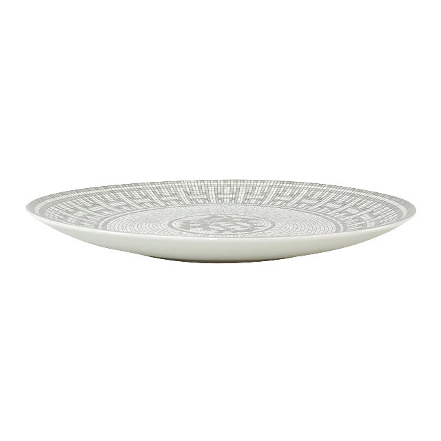 HERMES Plate Dessert plate 2 pieces pair Mosaique au 24 platinum Porcelain[BRAND NEW][Authentic]