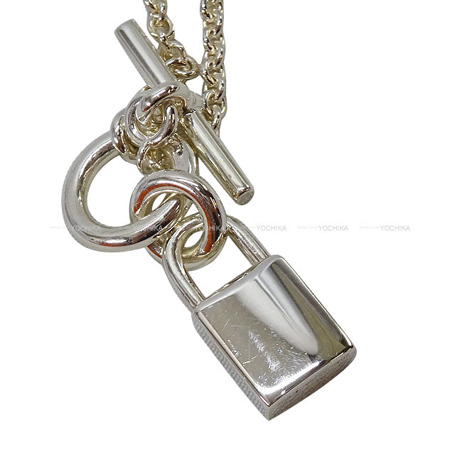 HERMES necklace Pendant Amulet Cadena Silver Silver925 (SV925 Ag925)[BRAND NEW][Authentic]