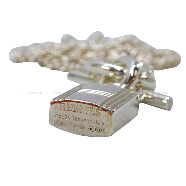 HERMES necklace Pendant Amulet Cadena Silver Silver925 (SV925 Ag925)[BRAND NEW][Authentic]