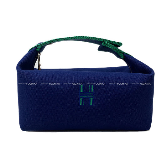 HERMES Handbag Bride a Brac PM Blue Marine Toile H Silver HW[BRAND NEW][Authentic]