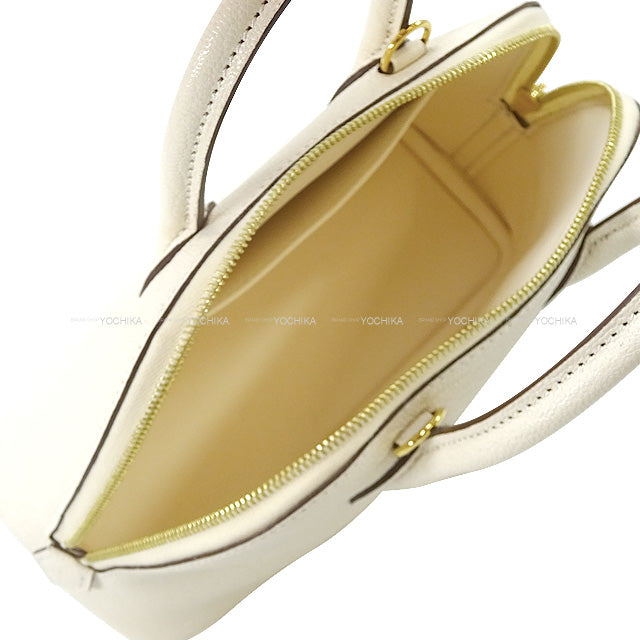 HERMES Shoulder bag Bolide 1923 20 mini Nata Chevre Mysore Gold HW Stamp W[EXCELLENT][Authentic]