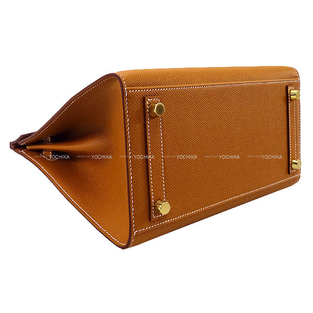 HERMES Handbag Birkin25 Sellier Gold Veau Epsom Gold HW Stamp K[BRAND NEW][Authentic]