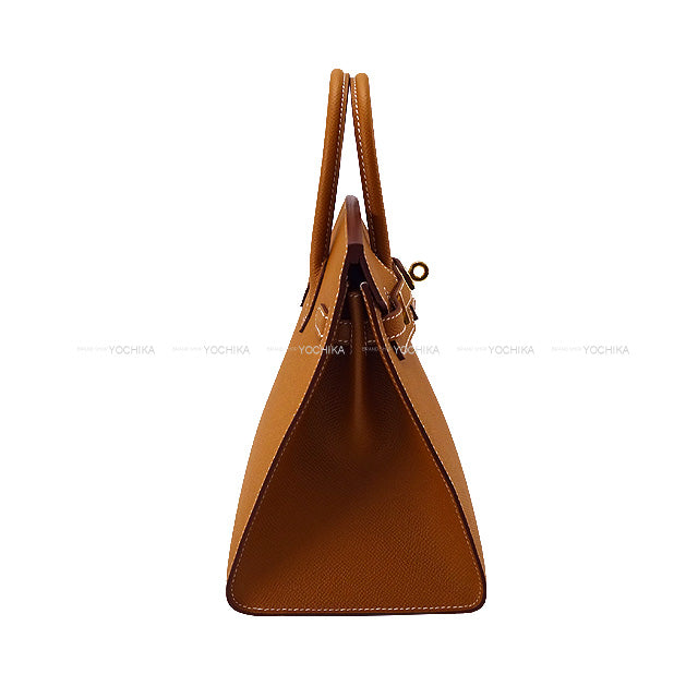 HERMES Handbag Birkin25 Sellier Gold Veau Epsom Gold HW Stamp K[BRAND NEW][Authentic]