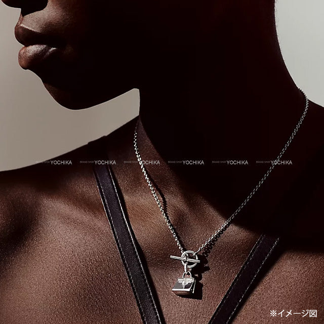 HERMES necklace Amulette Kelly Silver Silver925 (SV925 Ag925)[EXCELLENT][Authentic]