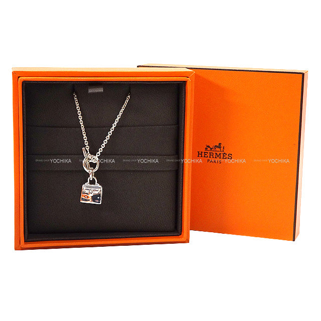 HERMES necklace Amulette Kelly Silver Silver925 (SV925 Ag925)[EXCELLENT][Authentic]
