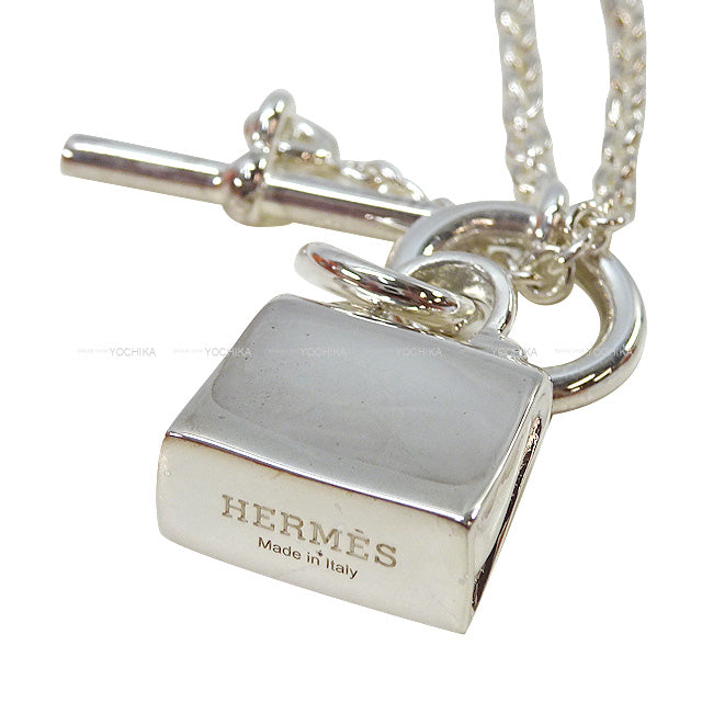 HERMES necklace Amulette Kelly Silver Silver925 (SV925 Ag925)[EXCELLENT][Authentic]
