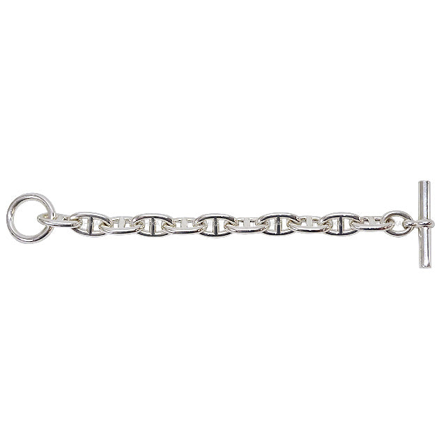 HERMES bracelet Chaine D'ancre TGM 11 Silver925 (SV925 Ag925) Silver HW[EXCELLENT][Authentic]