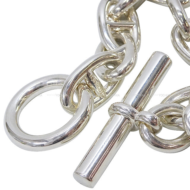 HERMES bracelet Chaine D'ancre TGM 11 Silver925 (SV925 Ag925) Silver HW[EXCELLENT][Authentic]