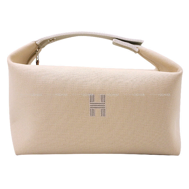HERMES Handbag Bride a Brac GM Naturel Toile Silver HW[BRAND NEW][Authentic]