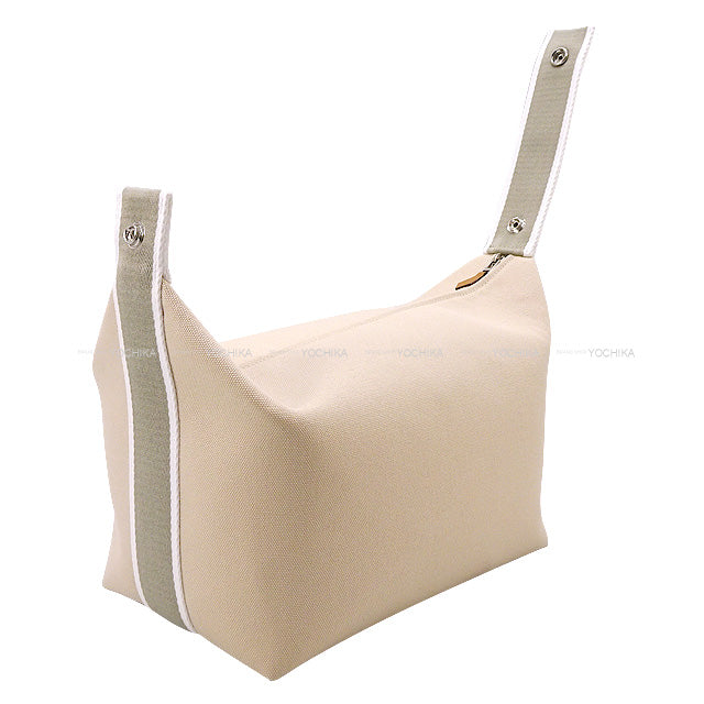 HERMES Handbag Bride a Brac GM Naturel Toile Silver HW[BRAND NEW][Authentic]