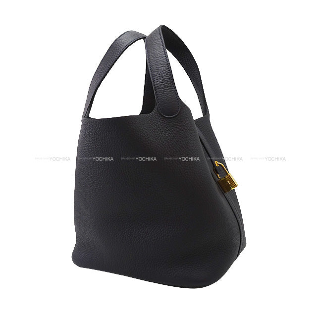 HERMES Handbag Picotin Lock 22 MM Caban Taurillon Clemence Gold HW Stamp K[BRAND NEW][Authentic]