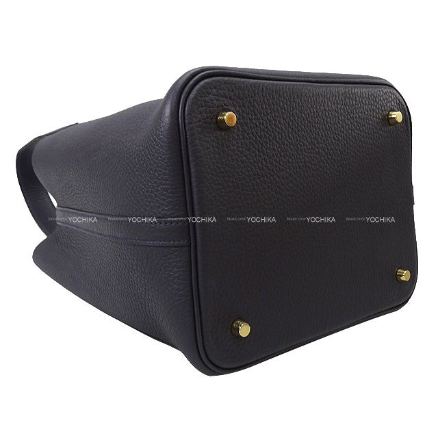 HERMES Handbag Picotin Lock 22 MM Caban Taurillon Clemence Gold HW Stamp K[BRAND NEW][Authentic]