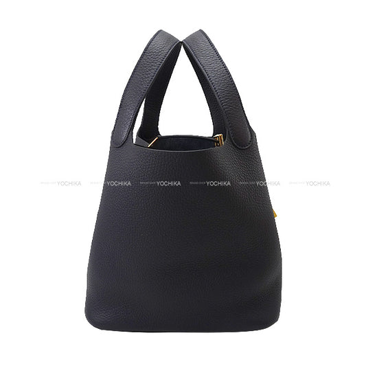 HERMES Handbag Picotin Lock 22 MM Caban Taurillon Clemence Gold HW Stamp K[BRAND NEW][Authentic]