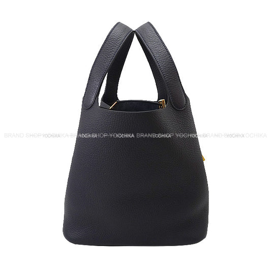HERMES Handbag Picotin Lock 22 MM Caban Taurillon Clemence Gold HW Stamp K[BRAND NEW][Authentic]