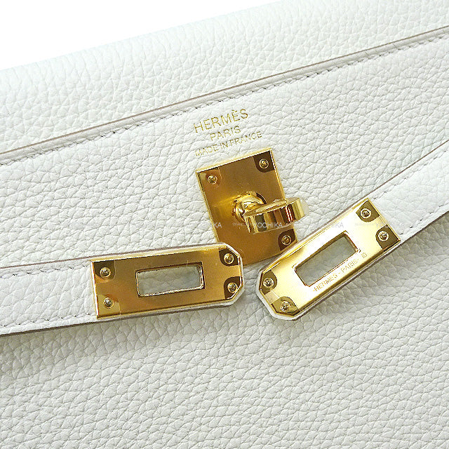 HERMES Shoulder bag Kelly25 Retourne Mushroom Veau Jonathan Gold HW Stamp B[BRAND NEW][Authentic]