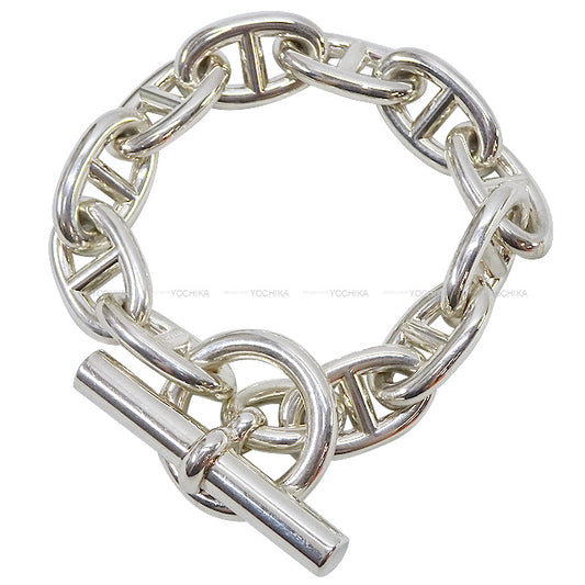 HERMES bracelet Chaine D'ancre TGM 11 Links Silver925 (SV925 Ag925)[EXCELLENT][Authentic]