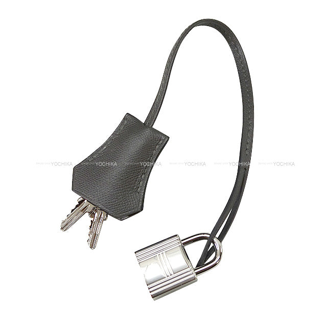 HERMES Handbag Birkin30 Sellier Graphite Natural Graine Silver HW Stamp U[BRAND NEW][Authentic]