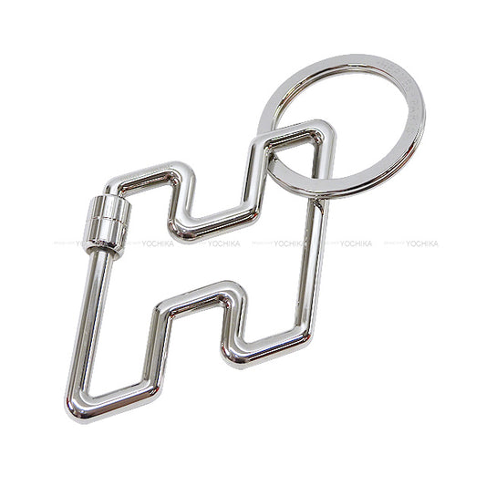 HERMES keyring(key holder) H Too Speed Silver Palladium plated Silver HW[BRAND NEW][Authentic]