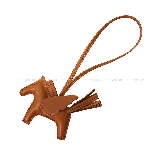 HERMES bag charm Rodeo Pegasus PM SO GOLD Gold Agneau Milo/Veau Swift Stamp K[BRAND NEW][Authentic]