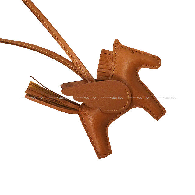 HERMES bag charm Rodeo Pegasus PM SO GOLD Gold Agneau Milo/Veau Swift Stamp K[BRAND NEW][Authentic]