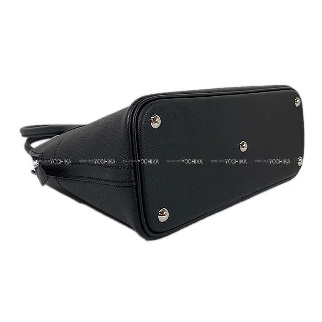 HERMES Shoulder bag Bolide27 Noir (Black) Veau Epsom Silver HW Stamp D[EXCELLENT][Authentic]