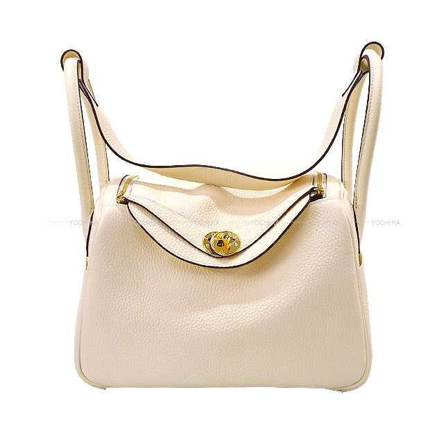 [Pre-loved] HERMES Shoulder bag Lindy 26 Nata Epsom Souple Gold HW Stamp Z[LIKE NEW][Authentic]