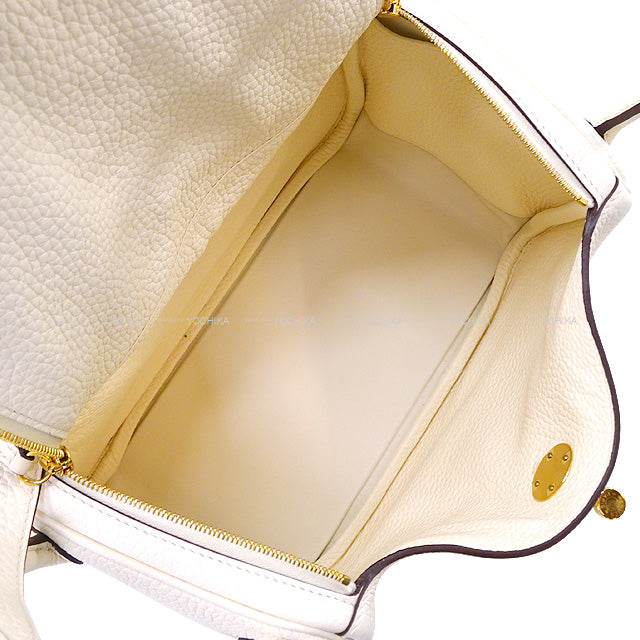 [Pre-loved] HERMES Shoulder bag Lindy 26 Nata Epsom Souple Gold HW Stamp Z[LIKE NEW][Authentic]