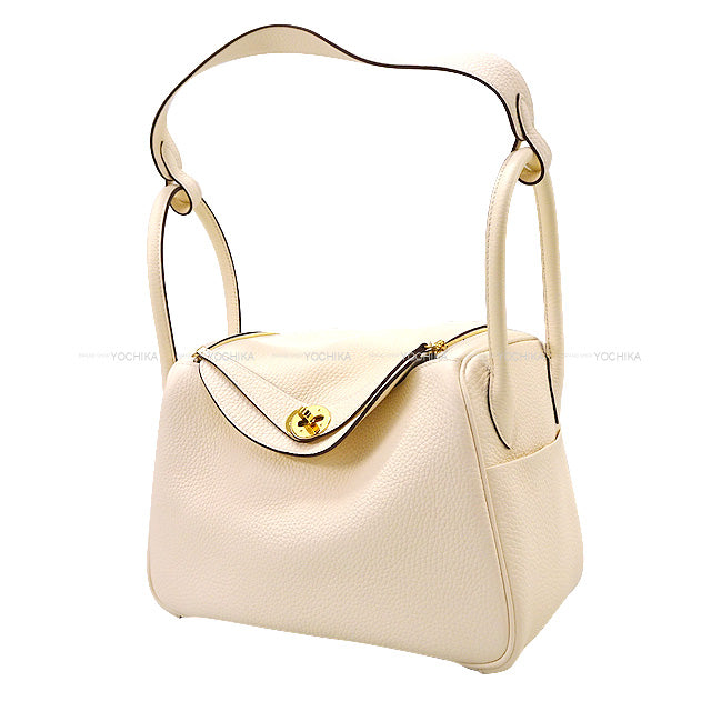 [Pre-loved] HERMES Shoulder bag Lindy 26 Nata Epsom Souple Gold HW Stamp Z[LIKE NEW][Authentic]